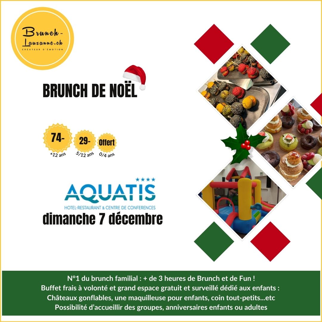 Brunch de Noël 2025 à l’Aquatis